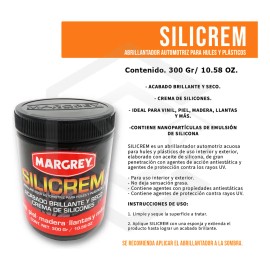 Abrillantador Para Llantas Y Plásticos Silicrem W Margrey 10595232 Color Blanco 300g