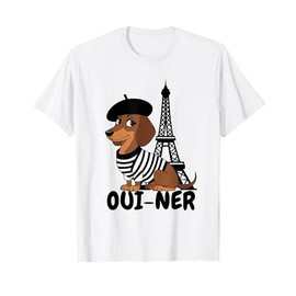 Oui-Ner Dog Funny Dachshund Wiener Sausage Ween Doxie T-Shirt