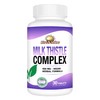 Rise-N-Shine Milk Thistle Complex, Vegan Support Supplement 450mg, 30 Vegetable