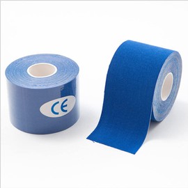 Kinesiology Tape, 5m Roll of Elastic Muscle Support Tape, Improves Blood Circulation, Waterproof and Latex Free for Ankle, Elbow, Wrist, Knee, Joint, Muscle Support (Royal Blue)
