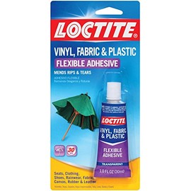 Loctite Vinyl, Fabric and Plastic Repair Adhesive, Pack of Six 1-Ounce Tubes (1360694-6)