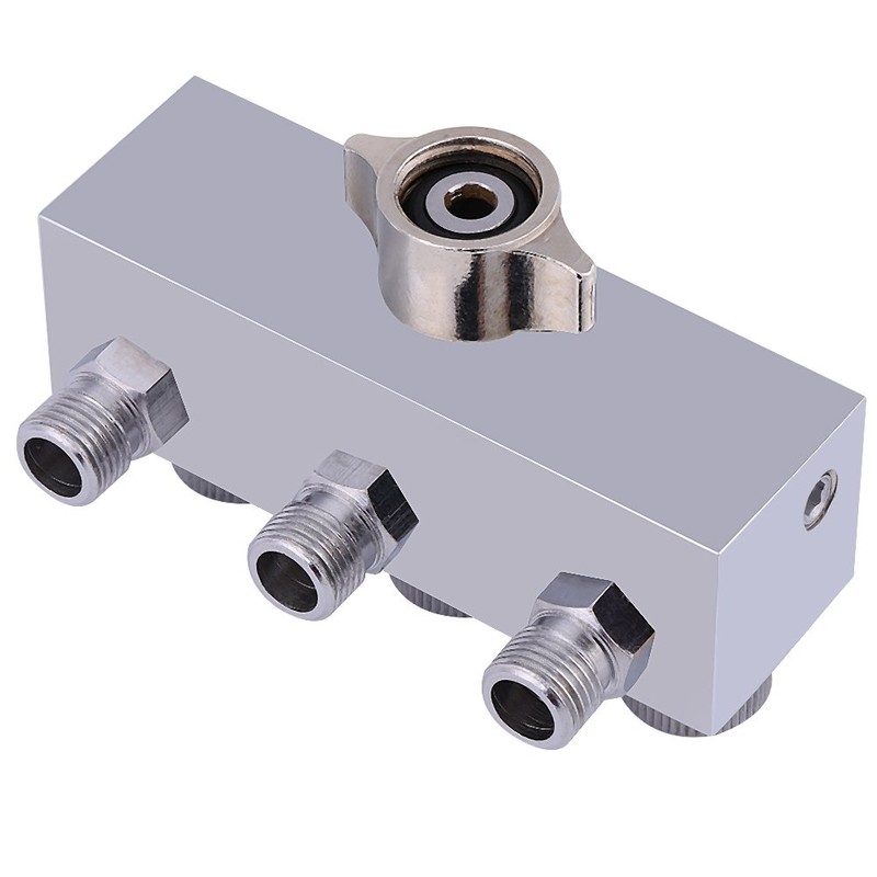 Air Hose Splitter, 3-Way Airbrush Air Hose Splitter, Air Regulation