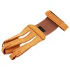 Tiardey Finger Guard Artificial Cow Leather Archery 3 Finger Guard