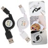 TEHAUX 2piezas Cable De Retráctil Para Teléfono Móvil Cable Flexible
