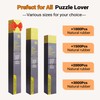 Lwoeo Jigsaw Puzzle Mat Roll Up 2000 Pieces, Black 48.4”