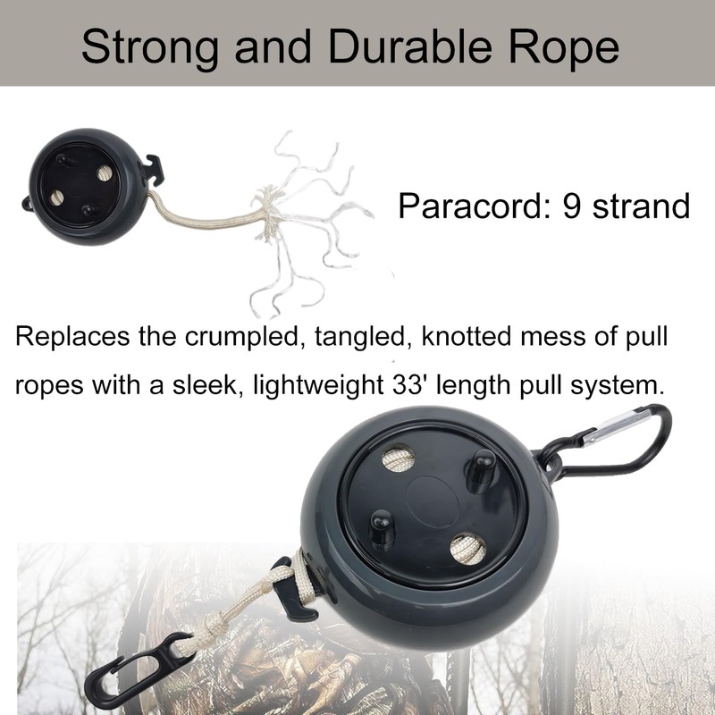 bssiwbepon Retractable Bow Hoist Tree Stand Bow Hunting Accessories and