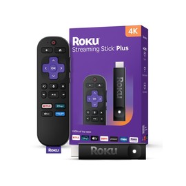 Roku Streaming Stick Plus 2025 - 4K & HDR Roku Streaming Device for TV with