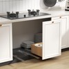 TMGSK Undermount Shelf Drawer Slide Soft Close Bottom Support Under