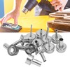 12Pcs Universal Hot Air Gun Nozzle Stainless Steel Standard Size