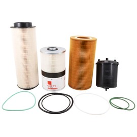 EKZFAZA 2277129 Fuel Water Separator Filter,1948921 Oil Filter,1922496 Oil Filter Kit,FS19765 Fuel Filter Water Separator Compatible With Paccar MX-13 Engine