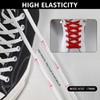 UamGlsob 8 mm Wide Elastic Shoelaces Without Tying Universal Flat