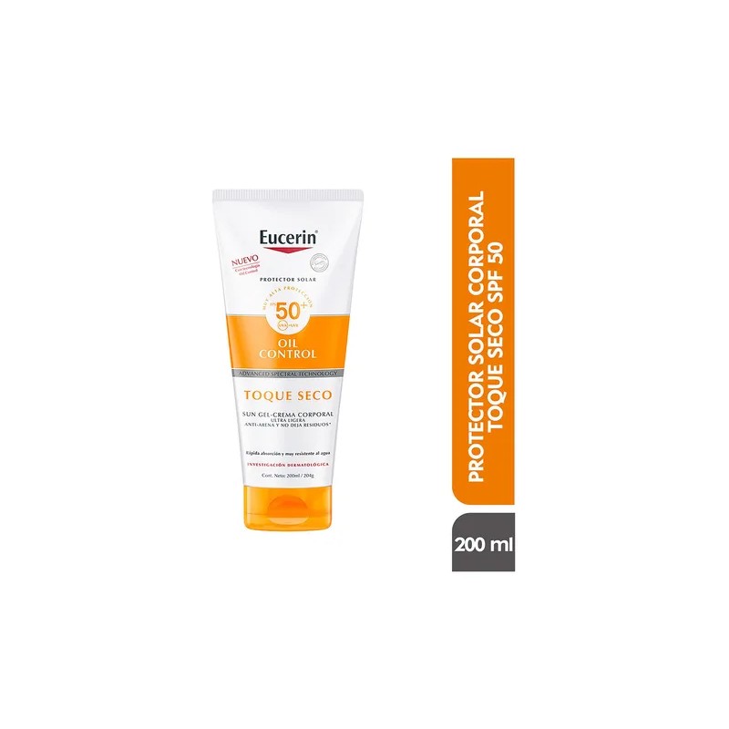 Eucerin Oil Control Toque Seco Corporal 200ml