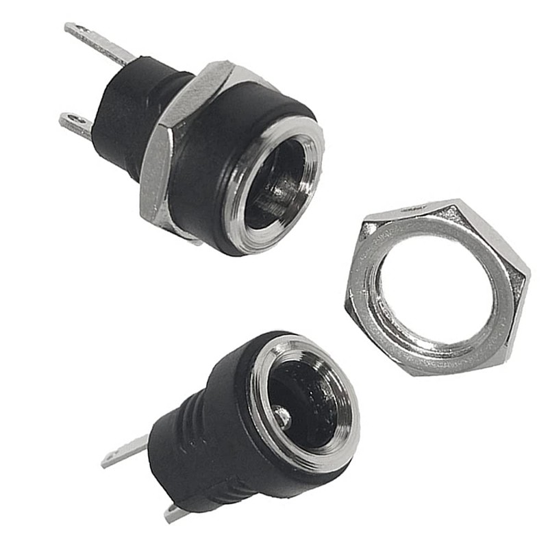 Samcos DC Power Jack Socket 0.2 x 0.08 inch (5.5