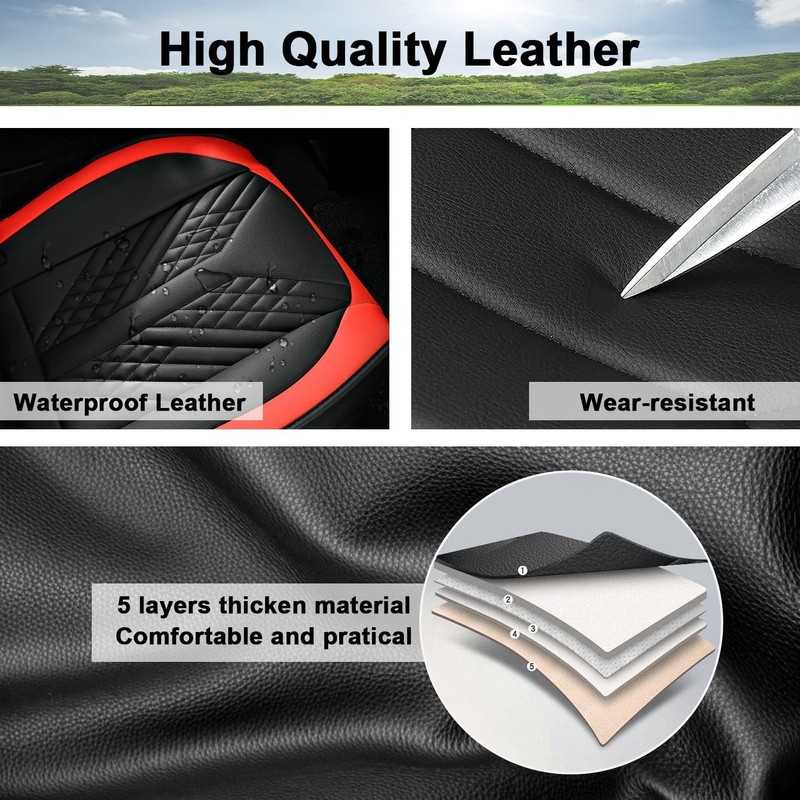 JIAMAOXIN Front Seat Covers Fit for Kia K5 2021-2026 Waterproof