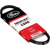 Gates 1200 Truflex FHP Low Horse-Power V-Belt, Black