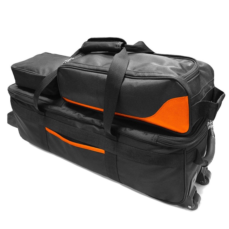 Pyramid Path Triple Tote Roller Plus Orange