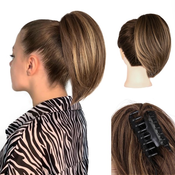 10 Inch Ponytail Extension - Straight Pony Tails Hair Extensions,