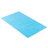 a2zchef Blue Heavy Duty Plastic Ice Bags with Twist Ties