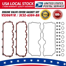 MGT OEM NEW Valve Cover Gasket 6.0L Powerstroke Diesel Super Duty 3C3Z-6584-BA