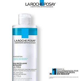 La Roche-Posay Agua Micelar en Aceite La Roche Posay Bifásica Ultra remueve maquillaje a prueba de agua 400ml