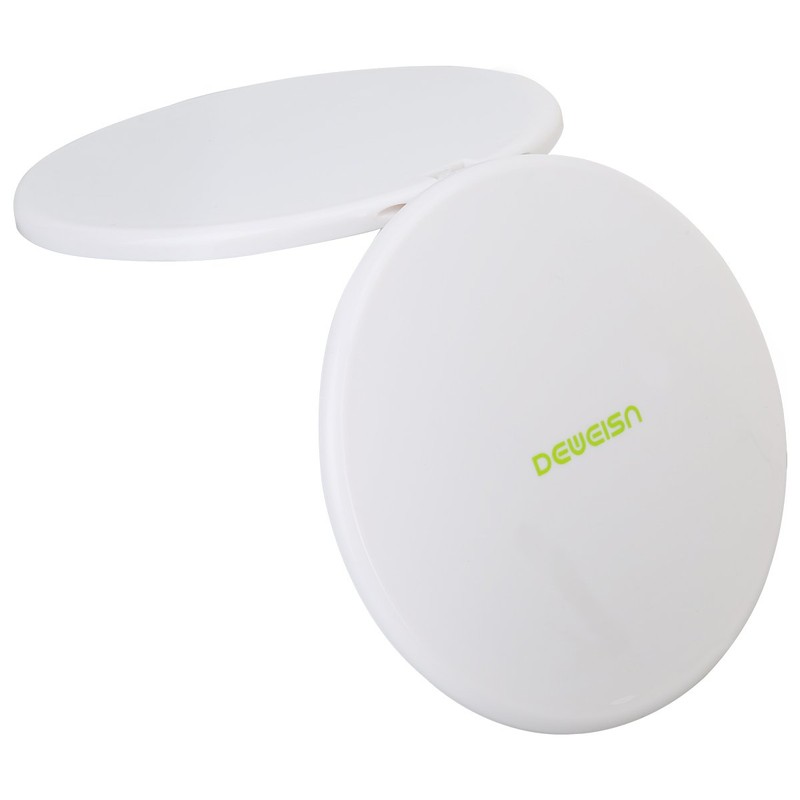 deweisn Magnifying Compact Cosmetic Mirror Elegant Compact Pocket Makeup Mirror,