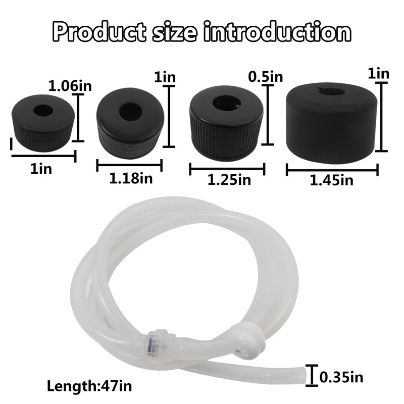 Soap Dispenser Extension Tube Kit - 2Pcs 47 Inch by