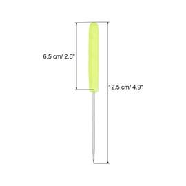 PATIKIL Badminton Racket Stringing Awl, 2 Pack Tennis Racket Racquet String Straight Awls Guiding Tool, Yellow