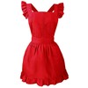 LilMents Retro Adjustable Ruffle Apron Kitchen Cooking Baking Cleaning Maid
