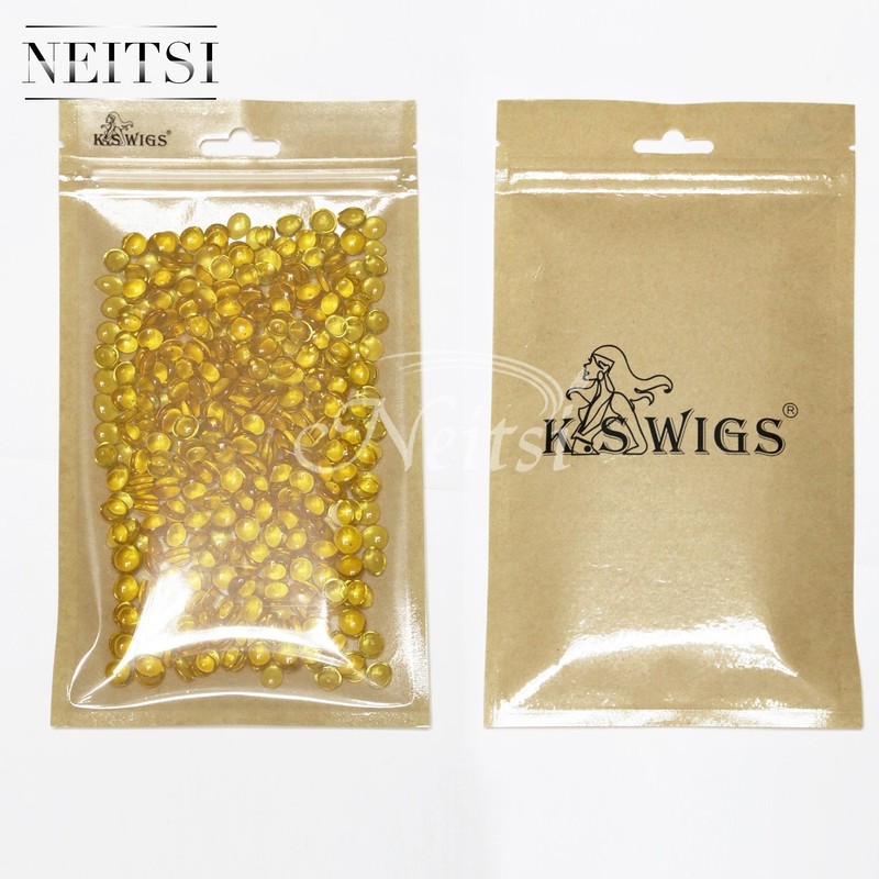 Neitsi 400 PCS Hair Extension Fusion Keratin Glue Tips Rebond