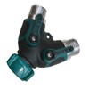 Soytich 2-Way Y-Splitter for Inlet Hoses, 3/4 Inch, Brass, Water