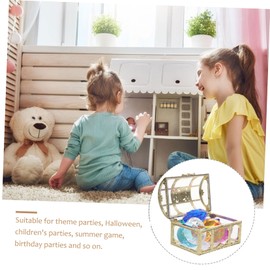 KOMBIUDA 1Set Underwater Treasure Gemstones Pirate Box with Gems for Summer Pool Parties Birthday Celebrations and Creative Play Activities