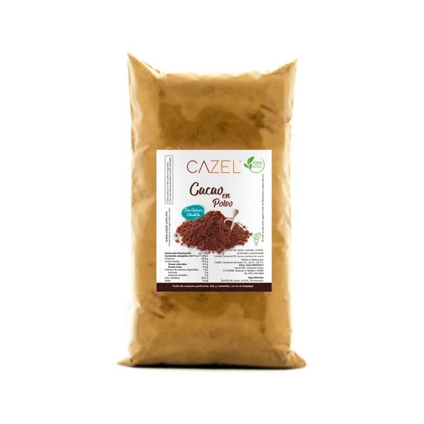 Cacao En Polvo Cocoa 100% Natural Oaxaca Artesanal 500g