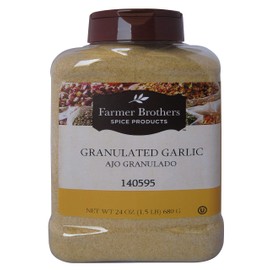 Granulated Garlic by Farmer Brothers (1 bottle/1.5 lb)