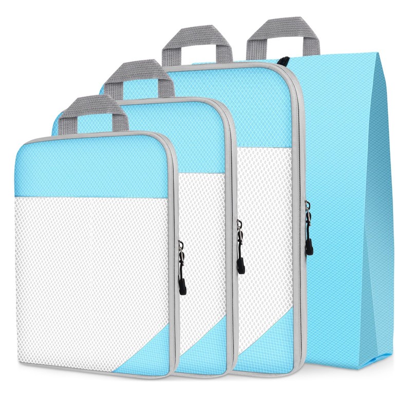 OSDUE Compression Packing Cubes Set, 4 Pieces Compression Packing Cubes,
