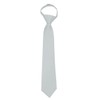 ZIP-ADF-12 - Mens Solid Color Zipper Necktie