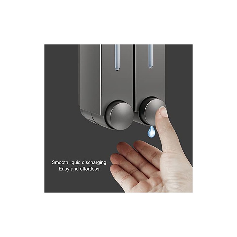 2 Unids/Set Dispensador de Jab¨®n Montado en la Pared,Dispensador de