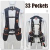 WELKINLAND Top-G Leather Tool Vest for Men - Electrician, Construction