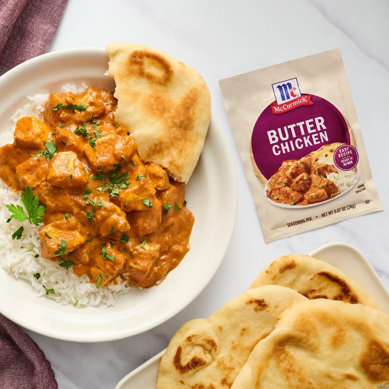 McCormick Seasoning Mix, Butter Chicken, For Aromatic Indian Butter Chicken