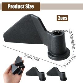 Oreutkd 2 Pack CBK-110KP Kneading Paddle Compatible with Cuisinart Bread Maker Machine Fits Model CBK-110 and CBK-110P1 Bread Machine Replacement Parts and Accessories