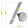 Schellenberg Maxi Inlet Winder 215 mm Galvanised Alloy Steel Silver