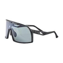 Black Crevice Ski Goggles I Unisex Ski Goggles with Frameless Design I Snowboard Goggles with Cylindrical Lenses I Ski Goggles with UV Protection I Anti Fog Glasses I Snow Goggles for Glasses Wearers