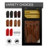 LIBO Genuine Leather Driving Gloves for Men Women, Unlined Full