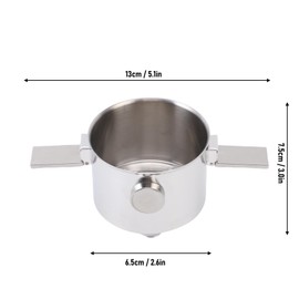Stainless Steel Reusable Coffee Filter Pour Over Coffee Dripper Paperless Coffee Filter Cup Easy To For Travel Camping