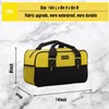 FASTECH 14 Inch Zipper Tool Bag, Small Wide Mouth Tool