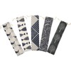 Healeved Straw Carrying Case - 5 Packs Travel Cutlerys Pouch