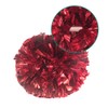 Hooshing 2PCS Red Pom Poms Cheerleading with Baton Handle for