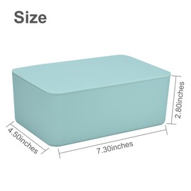 Diaper Wipes Dispenser, Baby Wipes Case, Baby Wipe Holder Keeps Diaper Wipes Fresh, Wipe Container with Non-Slip Feet (Green)