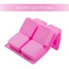 Webake Molde de silicona para brownies, 2 moldes cuadrados para