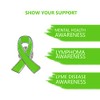 Lime Green Ribbon Pin Non Hodgkins Lymphoma Awareness Products Lyme
