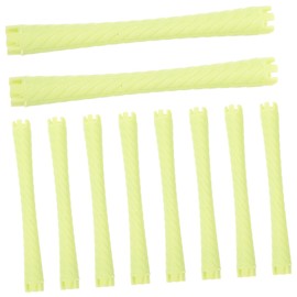 WOONEKY 10 pcs Flexible Perm Rods for Hair Styling Curling Perm Rods for Long Hair Easy to Use for Women Versatile and Practical Curling Tools Random Color